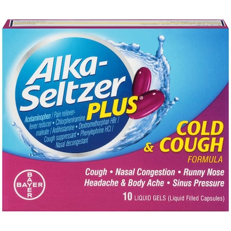 Alka-Seltzer Plus Cold & Cough 10 Count, PK24